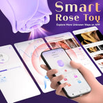 Sucking Vibrator Rose Sex Toy - Vibrator Sex Toys Adult Toys Sexual Pleasure Tools For Women With 10 Suction Vibrators Clitoral Vibrater Couple Female Women Adult Sex Toys & Games