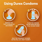 Durex Intense Sensation Dotted Premium Condoms - 3 Pack
