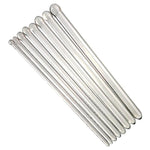 7.87 Inches Ultra-Long Transparent Glass Urethral Sounds Penis Plug Set Male Slender Urethral Plug