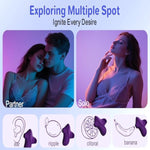 Sucking Vibrator Adult Sex Toys, Women Rose Sex Toy Clit Nipple G Spot Finger Mini Vibrators With 10 Suction Modes, Clitoral Stimulator Bullet Pleasure Tools For Couple Female Sucker Sex Novelties