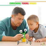 Electric Motor Robotic Science Kits For Kids (4-In-1), Diy Stem Toys Kids Science Experiment Kits,Building Educational Robotics Kit For Boys And Girls,Circuit Engineering Science Project Kits