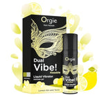 Dual Vibe Kissable Liquid Vibrator Lemon Gin And Tonic – Fast-Acting Clitoral Gel For Women. Kissable Formula Boosts Arousal, Tingles, And Enhances Sensitivity. Clit Stim For Intense Pleasure