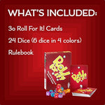 Calliope Roll for It! – Fast Dice Rolling Game of Luck & Strategy for 2–4 Players Ages 8+ | Quick Family Board Game Night Fun - Red Edition
