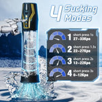 Penis Pump Sex Toys For Men - Voice Control Penis Vacuum Pump With 4 Training Pressure & 4 Suction Modes, Electric Male Masturbator Adult Sex Toys For Men Erection With Cock Ring & Mini Pocket Pussy