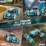 Gesture Sensing Rc Stunt Car,Remote Control Transform Car 2.4Ghz 4Wd 360° Rotating Drift Rc Cars With Lights & Music,Kids Toys For Boys 6-8,Ideas Gifts For Kids Age 5 7 9 10 11 12 Years Old