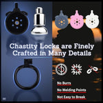 Flat Chastity Cage With Penis Ring, Urinal Holder And Elasticated Belt 3D Resin Cock Cage Chastity Devices Sm Restraints & Bondage Sex Toys For Mens (Pink+Belt)