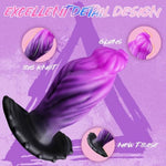 Large Butt Plug Huge Anal Plug, 5" Silicone Buttplug Wearable Anal Trainer With Safe T-Shaped Base, Big Monster Anal Dildo With Knot, Fantasy Anal Trainer Sex Toys For Gay Men Women Couple