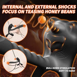 Vibrating Cock Ring With Clitoral Stimulator Penis Ring, Adult Sex Toy Couple Vibrator With G-Spot Vibration, 12 Vibration Remote Control Silicone Triangle Penis Ring For Couple, Men & Women