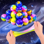 Christmas Slime Party Favors,24 Pack Galaxy Slime Balls-Stretchy, Non-Sticky, Mess-Free For Kids, Stress Relief,Halloween&Christmas Slime,Classroom Rewards