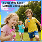 Kids Walkie Talkies for Outdoor Play, 2-Pack, Suitable for 3-12 Year Old Boys and Girls