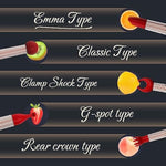 Bullet Vibrator Lipstick Clitoral Vibrator - Clit Nipple Testis Stimulator With 5 Heads, Mini G Spot Silicone Massager With 10 Vibration Modes, Waterproof Adult Sex Toy For Women Couples