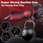 Monster Dildo Dog Knot Dildo, Realistic Dragon Fantasy Dildos Knotted With Strong Suction Cup, Alien Animal Silicone Large Anal Dildos For G Spot Prostate, Adult Sex Toy For Women Men Gay