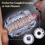 Male Masturbator Sex Toys For Men - Pocket Pussy Squeezable Male Stroker Mens Sex Toy With Spiral Texture, Open Ended Penis Sleeve For Blowjob, Men Masterbater Realistic Anal Sex Toys For Couples