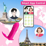 Wearable G Spot Dildo Vibrators Adult Sex Toys, Quiet & Powerful Clitoral & G Spot Adult Sex Toys For Woman With Wiggling & Vibrating Modes For Women With App Remote Control For Panties