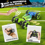 Gesture Sensing Rc Stunt Car Boys Toys Age 6-8-12, 4Wd Hand Controlled Remote Control Twist Car With Light Music, Cool Birthday Presents And Ideas Gifts For Kids Age 7 9 10 11 12 Years Old