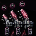 3 Different Sizes Of Fantasy Shape Male Penis Sleeve Cock Sleeve With Penis Ring, Silicone Penis Extender Enlarger Sleeve Cock Extension Sleeve Male Adult Sex Toys For Men Couple - L, Purple