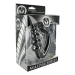 Anal Pleasure Enhancer with Graduated Tower and Confining Harness