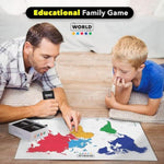- Geography Card Game - Educational Games For Kids, Family And Adults - Cool Learning Gift Idea For Teenage Boys & Girls 8-12 With Map