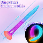 Tentacle Dragon Dildo Monster Dildo,17.7" Long Anal Dildos Alien Fantasy Sex Toy Glow In The Dark, Silicone Anal Toys Thick Large Butt Plug For Deepest Sex, Horse Animal Dildos For Men & Women