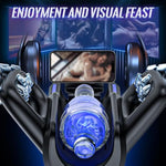 Leten Sex Toy Automatic Male Masturbator - Men Electric Adult Sex Machine With 12Times/S Thrusting, Hand Free Penis Training Stroker With Phone Holder And 2 Soft Silicone Pocket Pussy