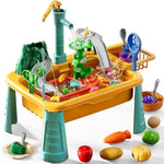 Kitchen Sink Toys Toddlers 3-5, Play Sink With Running Water, Water Table For Kids Ages 4-8, Fishing Game Outdoor Toys Pretend Role Play Toys For Boys Girls 3 4 5 6 7 8