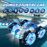 Remote Control Car 4Wd With 360° Rotating Drift Stunt Rc Cars | 2.4Ghz Remote Control With Cool Lights,All-Terrain Off-Road Toy | Ideal Christmas & Birthday Gift For Kids Ages 4-7 8-10 10-13