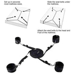 Bdsm Bed Restrainst Sex Ties For Ankles And Wrists Cuffs Thigh Arm And Leg Restraints Queen Size Bed Sex Resistance Bands With Ankle Strap Men Adult Play Handcuffs Couples Sexy Gift Sets Sweater