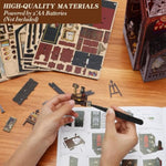 Adult Art Studio Book Nook Kit in Gray