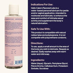 Hello Peaches & Cream Flavored Lube - Water-Based Personal Lubricant - Vegan, Sugar-Free, Gluten-Free - Easy Clean-Up - For Men, Women, And Couples, 8 Fl Oz