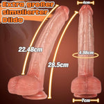 11.22 Inch Realistic Huge Dildo Sex Toys,Giant Dildos With Strong Suction Cup For Anal Clit G-Spot Stimulation,Big Thick Dildo For Hands-Free,Ultra Lifelike Penis Toy For Women And Couples-Xxl Size