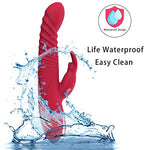 Realistic G Spot Vibrator Sex Toys, 8 Vibrating Modes Couple Rabbit Vibrators Anal Dildo Wand Adult Toys, Adult Sex Toys for Women and Couples Pleasure