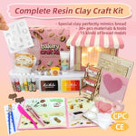 Creative Clay Bakery Craft Kit for Kids Ages 8-12, DIY Mini Food Art Activity Set