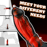 Monster Realistic Dildo Sex Toys For Women, 8.5 Inch Huge Dragon Dildo With Strong Suction Cup For Hands-Free Play, Big Anal Dildos, Silicone Fantasy Thick Dildo Prostate Massager Anal Plug Adult Toys
