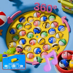 66 Pcs Magnetic Fishing Game For Kids Toddlers 3-5, Fishing Toys For Boys 3 4 5 6 7 8 Year Old With 360° Rotation, 1-8 Players Board Game For Kids 4-6, Ideas Birthday Gifts For 3 4 5 6 7 8 Year Old