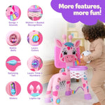 , Giraffe Basketball Hoop & Soccer Goal Activity Center | 30+ Sounds & Lights | 1, 2, 3+ Year Old Gift & Birthday Present | 6, 12, 18, 24+ Month Toy For Baby, Toddler, Boys, & Girls