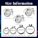 Chastity Cage Metal Dark Lock Male Butterflies Flat Cockcage With Urethral Catheter Design Bdsm Bondage Penis Cages Sex Toys For Couples (50Mm Ring)