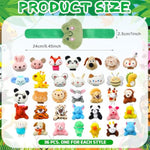 36 Pcs Stuffed Animal Slap Bracelets For Kids Plush Animal Wristband Cute Wrist Pets Slap Bracelet Bulk For Boys Girls Birthday Holiday Gifts Themed Party Favors Classroom Rewards