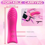 Finger Vibrator With App Adult Sex Toys For Women, 9 Vibrations & Heating Function Clitoral G-Spot Nipple Butterfly Vibrators, Sexual Pleasure Tools For Women Mini Vibrator Couples Sex Toys