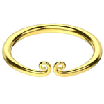 Male Delay Glans Ring Penis Rings Cockring Cock Stretcher Penis Enlargement Exercise Testicles Stimulates Erection Pleasure Enhancing Men Sex Toys Gold (S)
