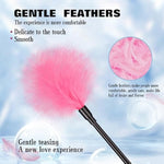 Flirting Feather Hand Pat Adult Sex Products Sm Heart Shaped Beater Romantic Sexy Toys(Pink)