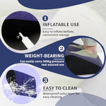 Sex Furniture for Bedroom,Inflatable Wedge Sex Pillow, Portable Pillow,Adult Tools for Women, Body Positioner,Sex Pillowcase Wedge Pillow Set JW3.15-1, Colour