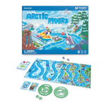 SimplyFun Arctic Riders - Educational & Fun Math Games for Kids - Practice Upper Level Addition & Subtraction Skills for Kids 7 & Up - 2 to 4 Players