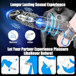 Penis Sleeve With Cock Ring Sex Toys, Ultra-Soft Silicone Cock Sleeve, Reusable Penis Cuff Thickened Testicle Ring Male Adult Toys, Penis Extender And Penis Enlarger For Men