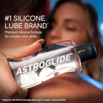 Astroglide Silicone Lube (2.5oz), X Premium Personal Lubricant, Extra Long-Lasting Silky Sex Lube, Waterproof for Water Play, Travel-Friendly Size