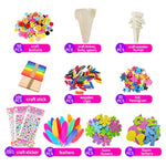 Kids Arts and Crafts Supplies Set for Ages 8-12 in 3 Layered Plastic Art Box