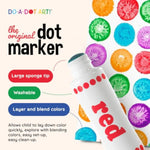 Rainbow Washable Paint Markers 6-Pack by Do A Dot Art