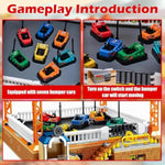 Bumper-Cars Building Set, Toys For Boys Electric Control Race Car, City Amusement Park Construction, Birthday For Adult Teen Girl Kid Age 8+, Architecture Theme Display 1840Pcs