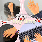 30 Pcs Tiny Finger Hands Mini Rubber Finger Puppets, Miniature Small Hands Ealistic Cute Little Hand Finger For Gifts Puppet Show Prank Gag Performance Party Favors