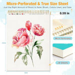 9x12 Watercolor Pad with 140lb/300gsm Watercolor Paper, 24 Sheets