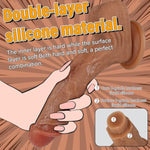 Sex Toy 8.6 Inch Realistic Silicone Dildo,Body-Safe Material Strong Suction Cup Ultra Soft Thick Anal Realistic Dildo G Spot Stimulator For Women & Couple